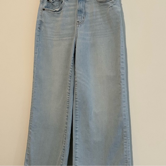 Daze Light Blue Wide Leg Women's Jeans - Picture 7 of 11